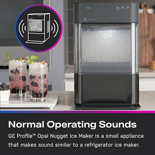 GE Ice Maker - 38 lbs/day + Free Ice Bucket & Scoop