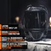 MIRA SAFETY CM-6M CBRN Full Face Gas Mask with Drinking System