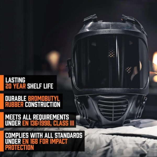 MIRA SAFETY CM-6M CBRN Full Face Gas Mask with Drinking System