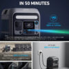 Anker Solar Generator SOLIX C300 with 60W Solar Panel, 288Wh Portable Power Station, 300W (600W Surge), LiFePO4 Battery, 140W Two-Way Fast...