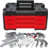 Craftsman 262-Piece Mechanic Tool Set, Master Socket Set with 3-Drawer VERSASTACK Tool Box, SAE/Metric Set (CMMT45309)