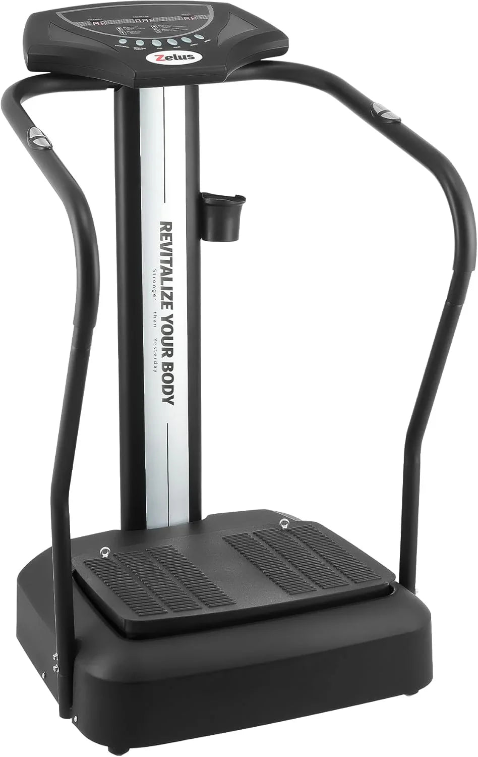Whole Body Vibration Plate, 500W Vibration Plate Exercise Machine with 99 Levels 3 Preset Modes & 2 Resistance Bands, Training Fitness Vibration...