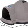 Petmate Indigo Dog House (Igloo Dog House, Made in USA with 90% Recycled Materials, All-Weather Protection Pet Shelter) for XL Dogs -90 to 125...