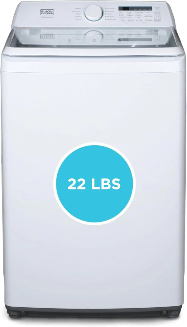 BLACK+DECKER 0.9 Cu. Ft. Portable Washing Machine - 5 Wash Cycles