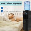ICEPURE Water Dispenser with Ice Maker, 3-in-1 Hot and Cold Water Cooler with Built-in Bullet Ice Maker Machine, 26.5lbs/24H, Top Loading for 3-5...