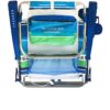 2019 2 Backpack Beach Chairs with Storage Pouch and Towel Bar