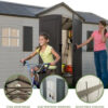 Lifetime 6446 Outdoor Storage Shed, 8 x 15 Foot, Desert Sand