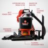 Hoover Commercial Shoulder Vac Pro Backpack Bagged Vacuum Cleaner, with HEPA Media Filter, Lightweight with Extra Long Cord, Chiropractic Design,...