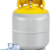 30 LB Refrigerant Recovery Tank for R12, R22, R134A, R410A Refrigerant with 1/4 SAE Y-Valve Liquid/Vapor Reclaim Tank AC Freon Recovery Tank...