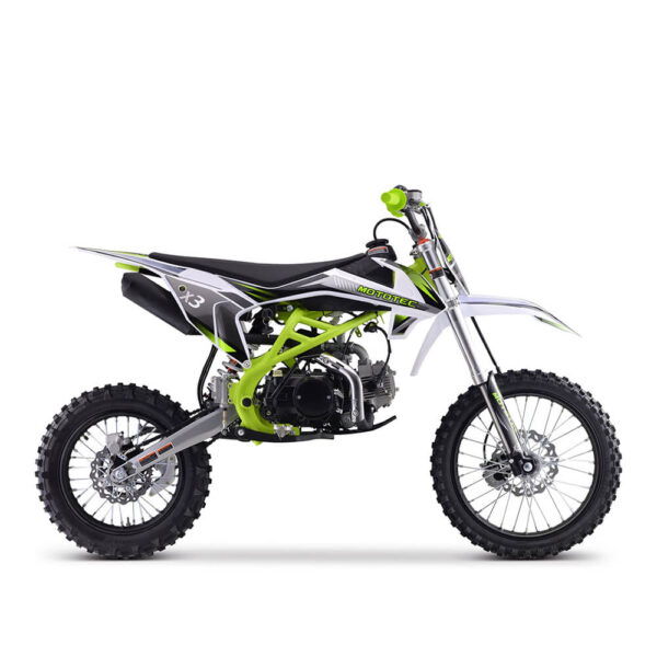 MOTOTEC X3 125CC 4-Stroke Green Gas-Powered Dirt Bike (95731462)