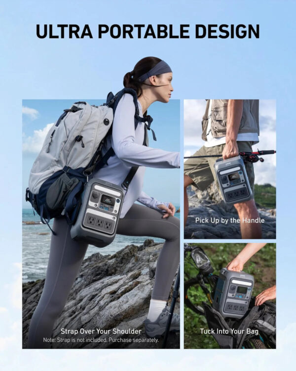 Portable Power Station Solix C300, 288Wh Battery