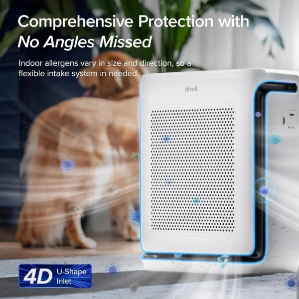 Air Purifiers for Home Large Room Up to 1800 Ft in 1 Hr with Washable Pre-Filter, Air Quality Monitor, Smart WiFi, HEPA Sleep Mode for Allergies,...