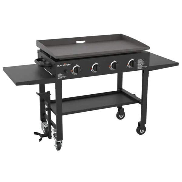 Blackstone 36 Inch Gas Griddle Cooking Station 4 Burner Flat Top Gas Grill Propane Fuelled Restaurant Grade Professional 36 Outdoor Griddle...