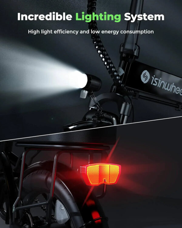 Electric Bike for Adults 500W Motor, 20 mph Folding Ebike, 14"/16"/20" Adults Electric Bicycles with Smart Uphill, 280.8Wh Battery, 25 Miles PAS...