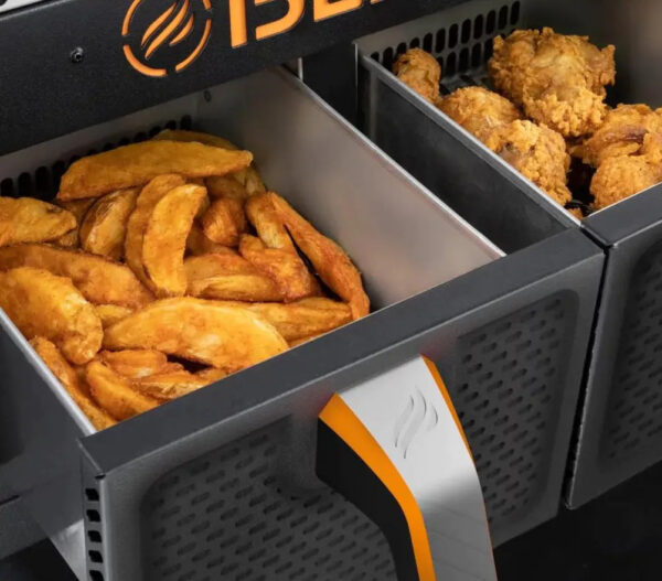 Clearance Sale Blackstone 2-Burner 28" Griddle with Electric Air Fryer and Hood