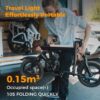 EB3 Electric Bike Adults 21mph, 500W Peak Motor, 270Wh Battery, Rear Suspension, 3 Levels Assist, 14" Folding Ebike for Adults and Teens, Complies...