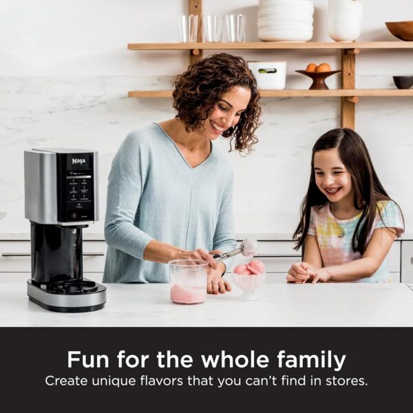 Ninja NC301 CREAMi Ice Cream Maker, for Gelato, Mix-ins, Milkshakes, Sorbet, Smoothie Bowls & More, 7 One-Touch Programs, with (2) Pint Containers...