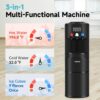 ICEPURE Water Dispenser with Ice Maker, 3-in-1 Hot and Cold Water Cooler with Built-in Bullet Ice Maker Machine, 26.5lbs/24H, Top Loading for 3-5...