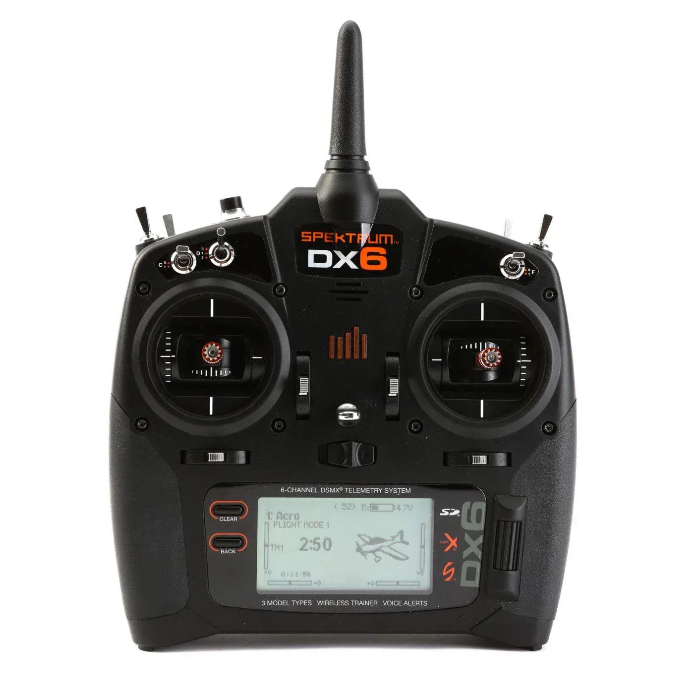 fb772a47ff7b63f88a14750cd3e9c8fc0c9bf79e86ffe510d2a9663c7c2fa6ab Spektrum DX6 6-Channel Transmitter with AR610 Receiver