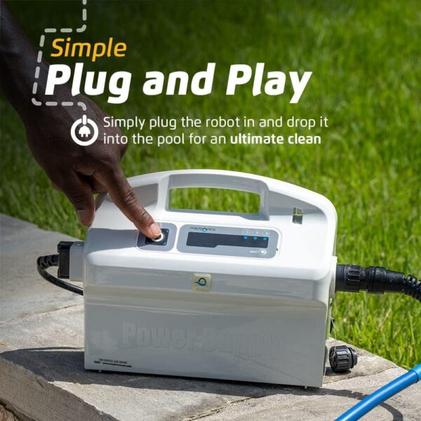 Dolphin Nautilus CC Plus Wi-Fi Automatic Robotic Pool Vacuum Cleaner, Always Cleaning, Never Charging, with Wall Climbing Scrubber Brush, Ideal...