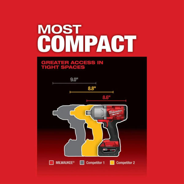 M18 FUEL ONE KEY 18V Lithium Ion Brushless Cordless 3/4 in. Impact Wrench with Friction Ring (Tool Only) 2864 20