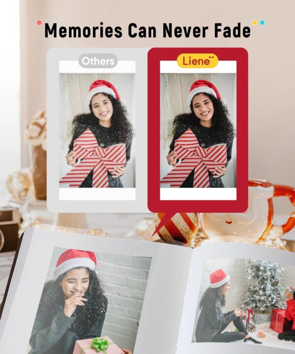 Liene 4 6 Photo Printer with Wi-Fi, 100 Sheets, Thermal-Dye Sublimation, for iPhone & Android