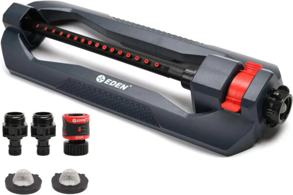Eden Lawn & Garden Essential Oscillating Sprinkler | Water Sprinkler for Yard