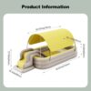 Ergocar Inflatable Swimming Pool with Water Slide, Inflatable Slide Water Pool with Awning, Inflatable Mega Bouncy Castle Water Park, Swim Centre...